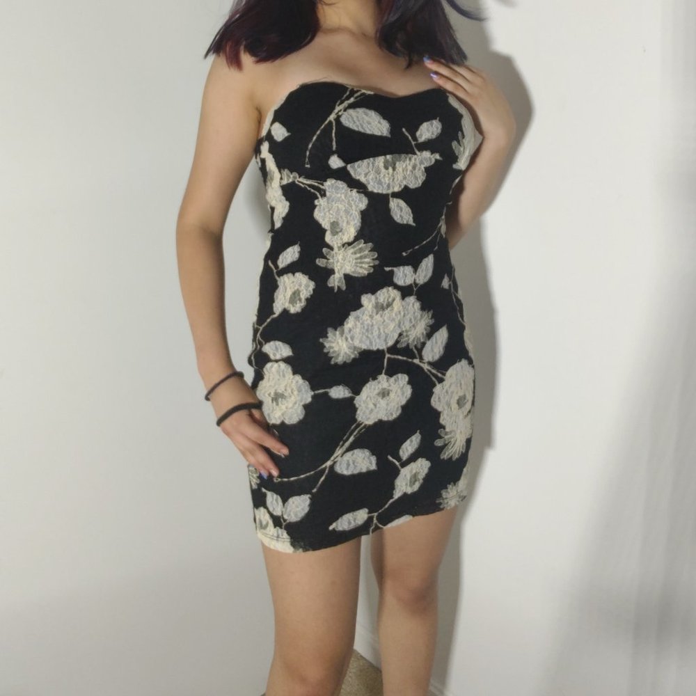 Black Floral Dress